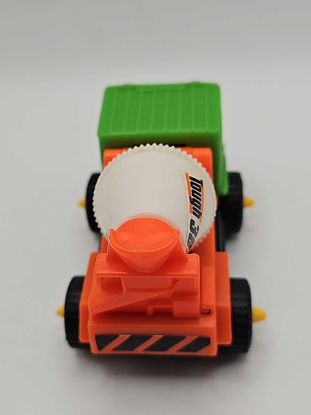 Cement Truck Tough 38 Green & Orange Friction Powered