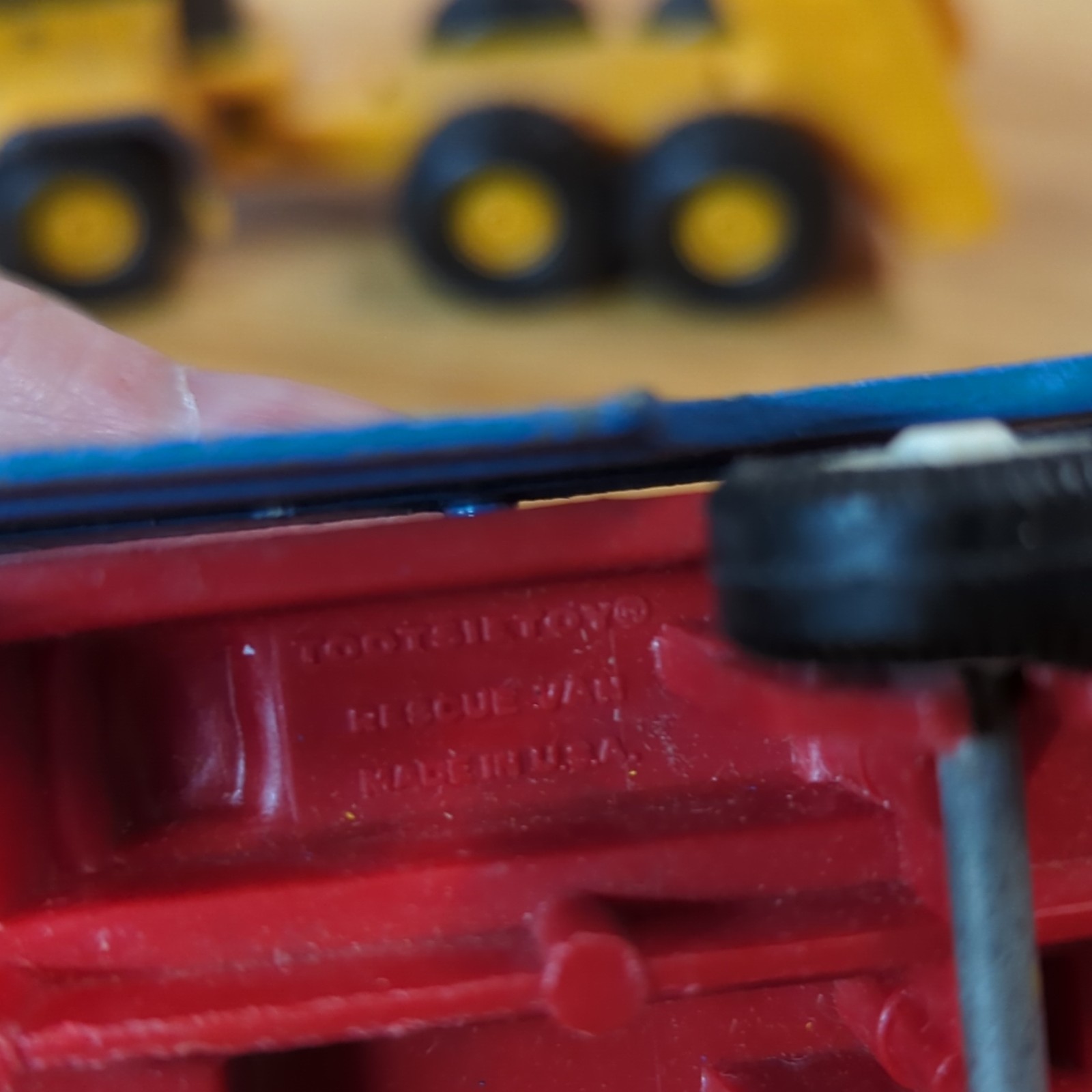 Ertl Articulating Dump, Tonka Dune Buggy, Tootsie Toy Rescue Van All Vintage