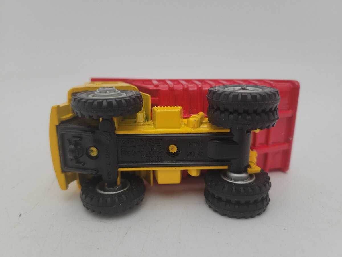 Shinsei 10 1:83 Scale Tomica Dandy Yellow & Red Heavy Dump Truck Die Cast Model