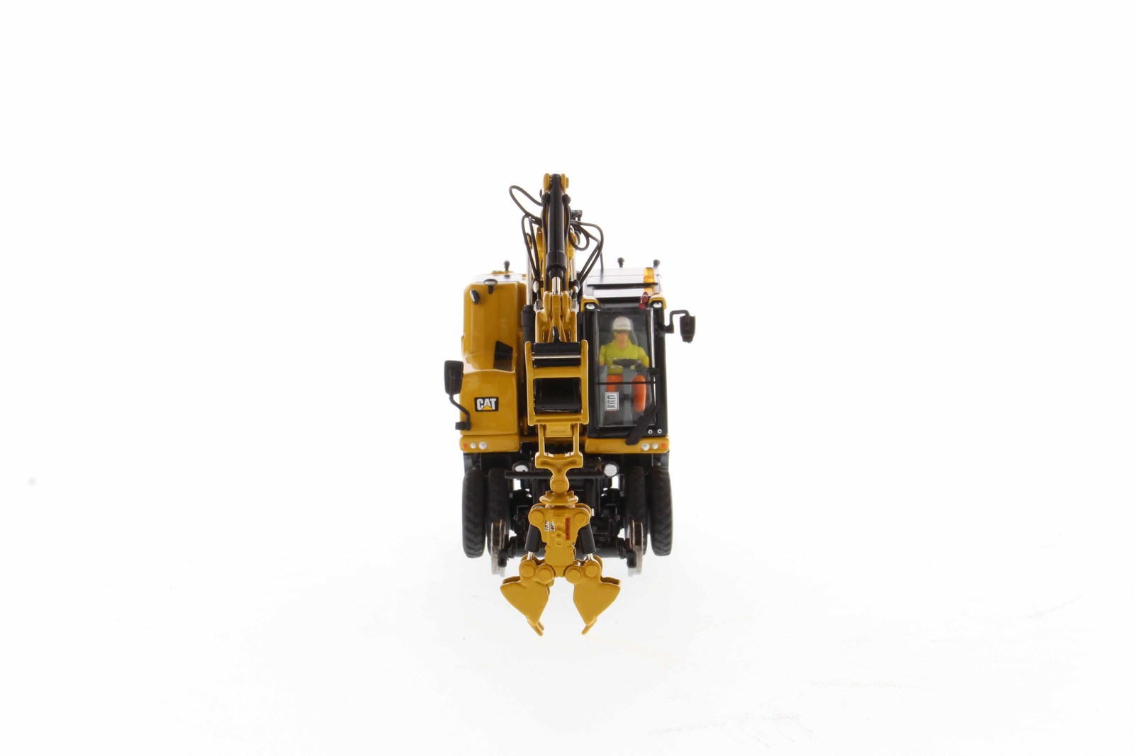 DM 1:50 CAT M323F Caterpillar Multi Railway Wheel Excavator Alloy Model 85662
