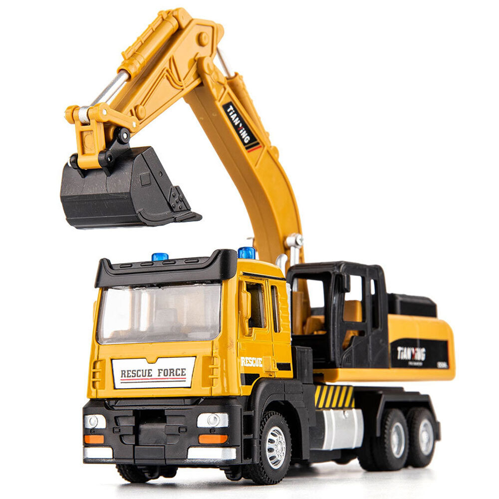 1:50 Excavator Truck Toy Construction Equipment Model Metal Diecast Toy Vehicle