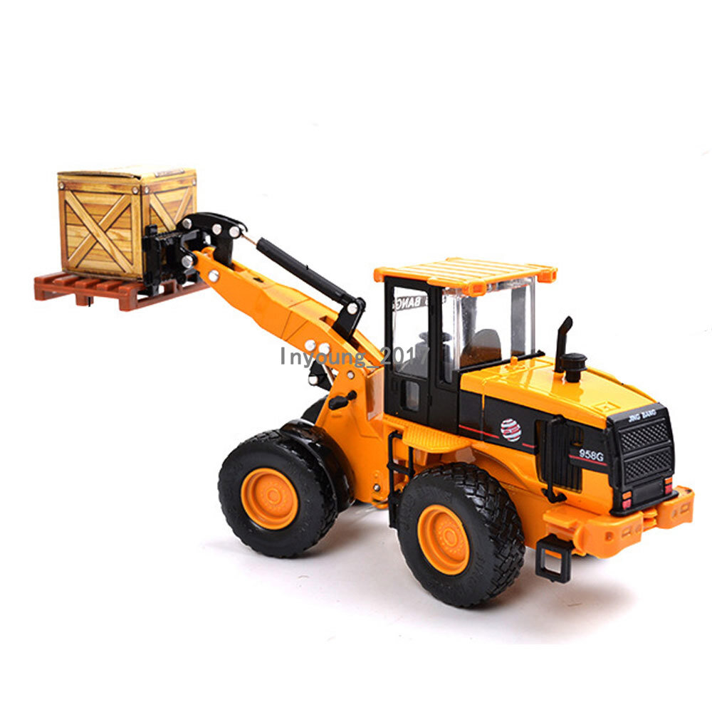 1:60 Forklift Truck Toys for Boys Diecast Construction Vehicle Model Kids Gifts