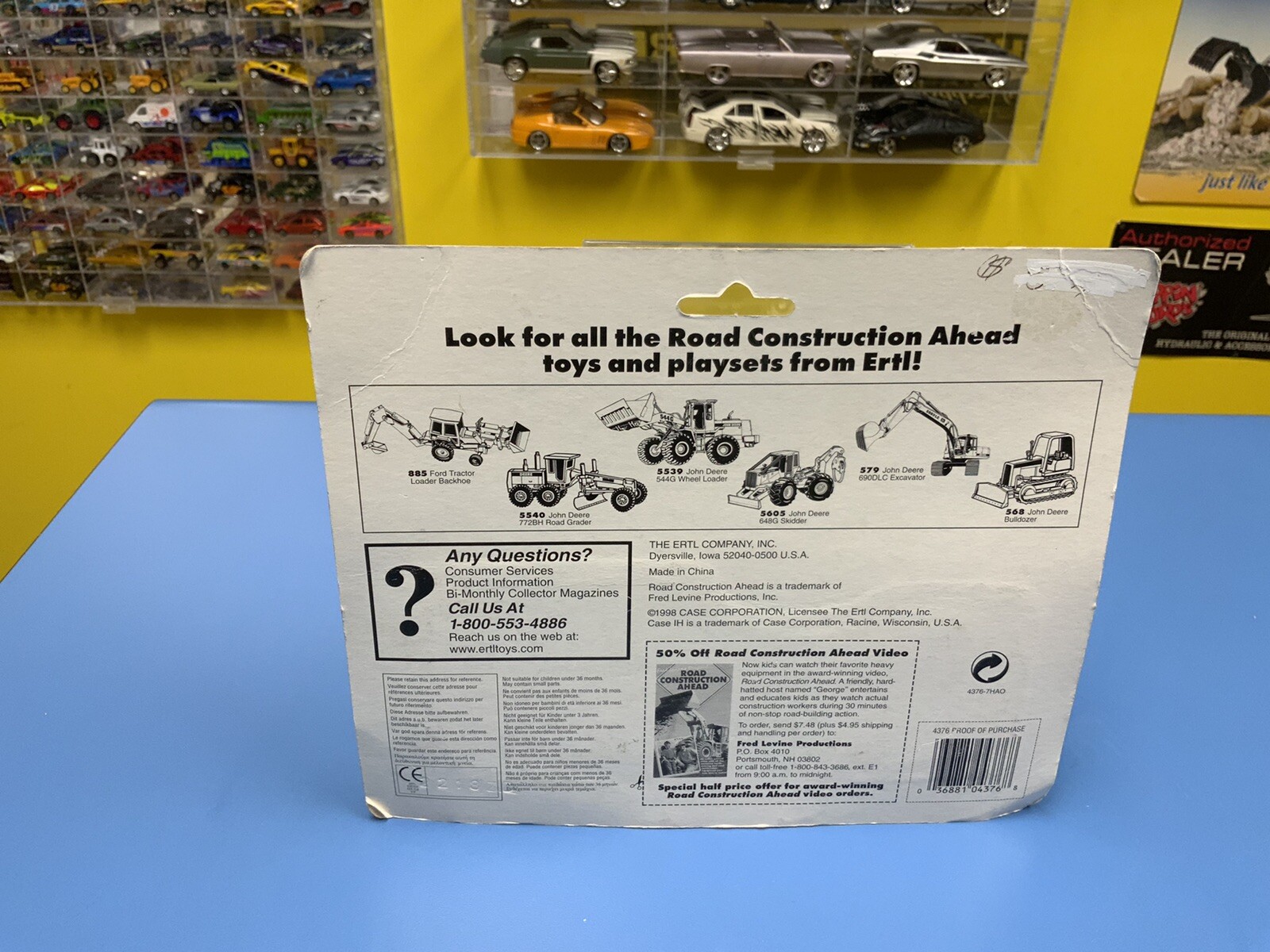 ERTL INTERNATIONAL ID-9 TRACTOR WITH DISK “NEW”