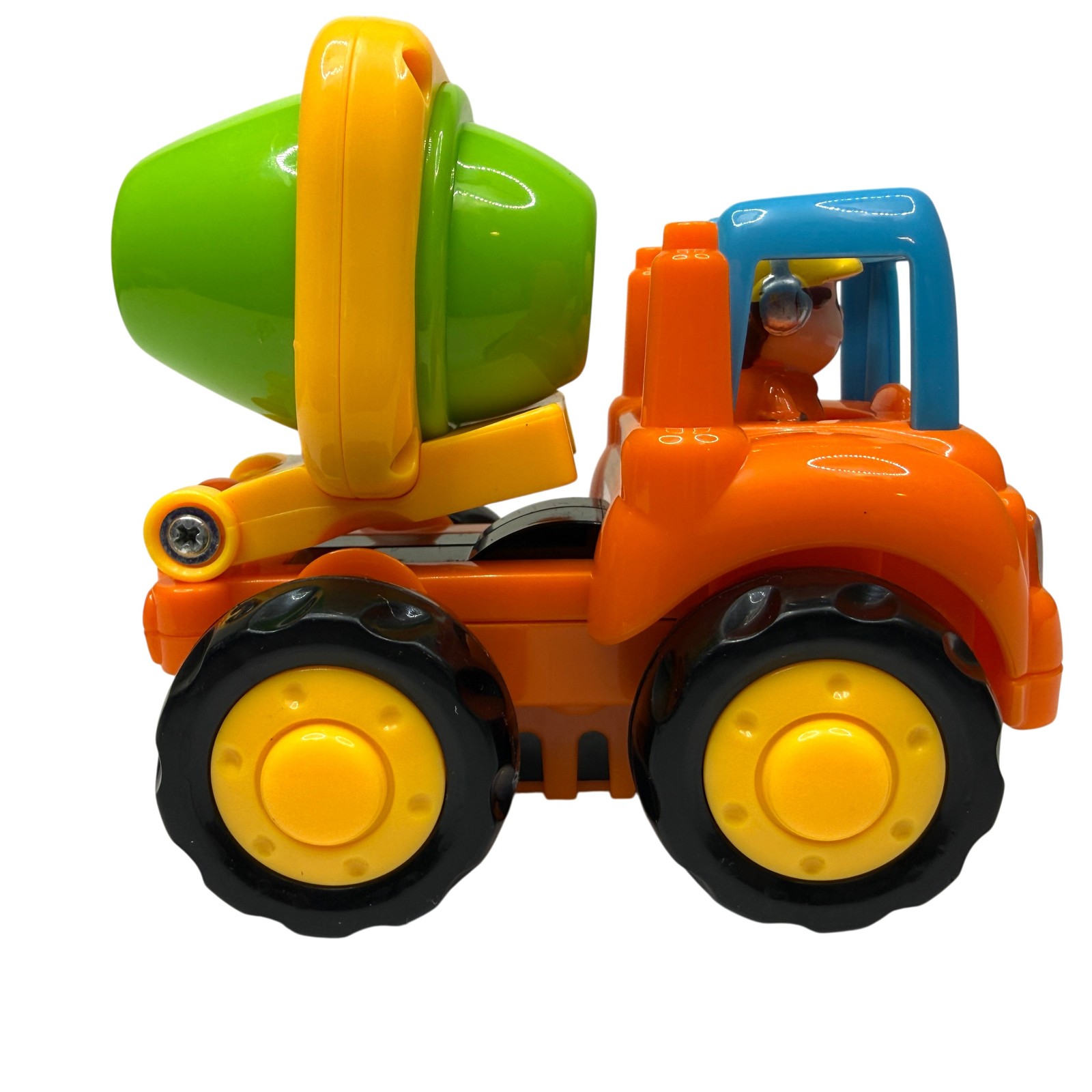 Huile Toys Baby Toddler Cement Mixer Truck Construction Vehicle Toy Movable Drum