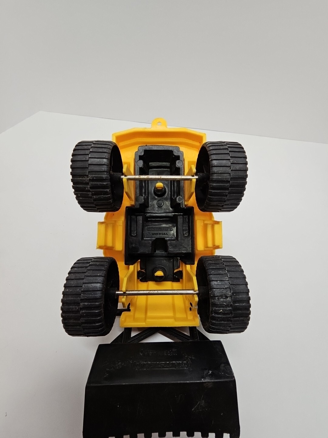 (Lot Of 2)Caterpillar And TootsieToy Bulldozer Front Loader Plastic Yellow Black