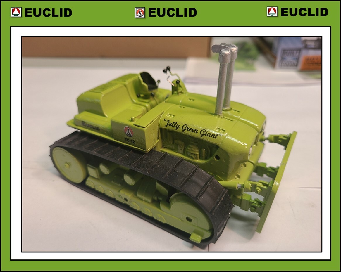 1/40 EUCLID Corgi CUSTOM TC-12 « Pusher » in EUCLID Green – NEW RELEASE !!!
