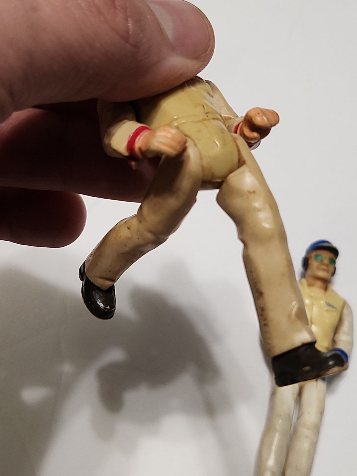 Vintage 1979 Tonka AJ Foyt Racing Team Mechanic & Flight Squadron Figures