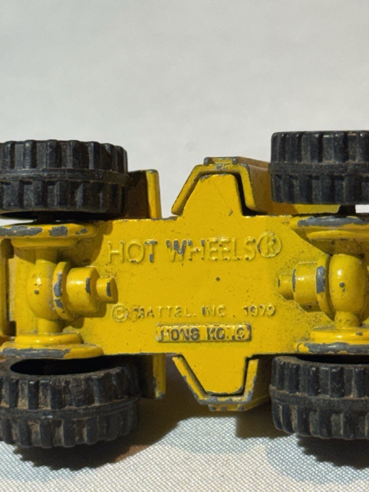 Hot Wheels Diecast Loader Construction Vehicle 1979 Yellow/Black