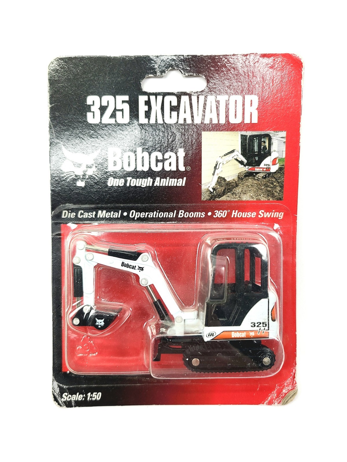 Bobcat 325 Compact Excavator – Wan Ho 1:50 Scale Diecast Model #6901692 New