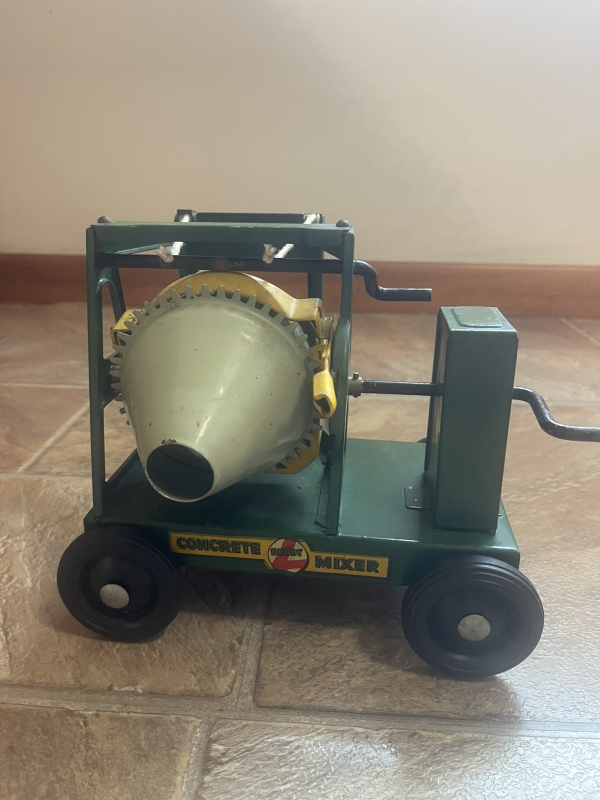 SUPER RARE Buddy L Concrete Mixer–1930s -fully articulated–100% comp. (TONKA)