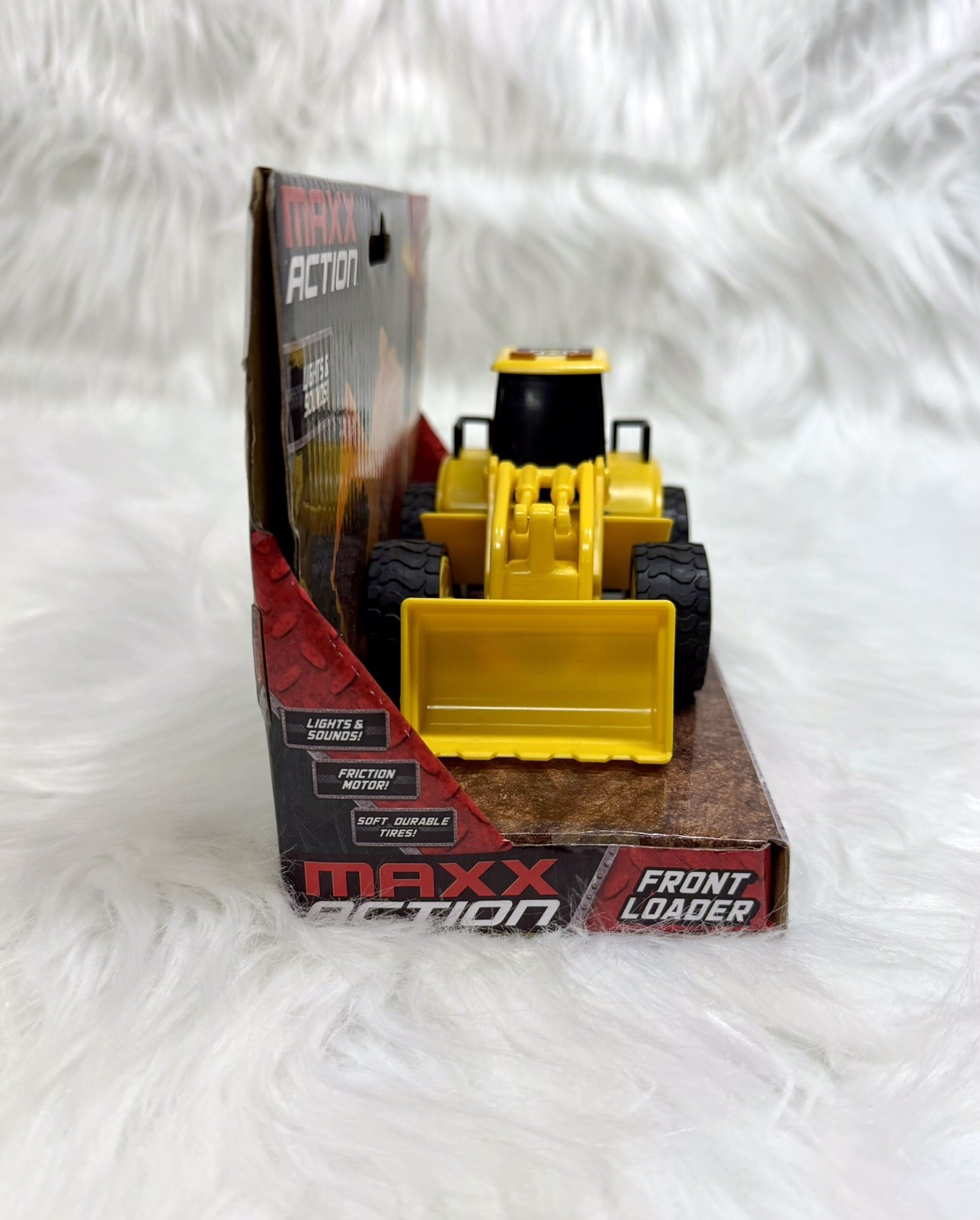 NIB Maxx Action Front Loader Construction Series Truck Lights & Sound