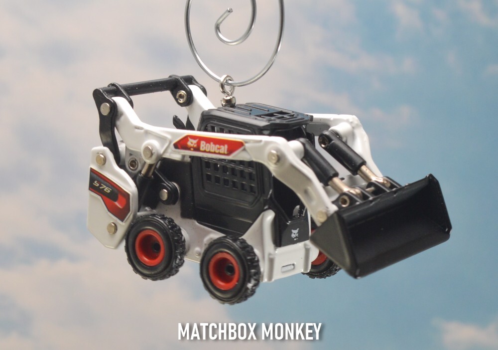 Bobcat S76 Skid steer Loader 1/64 Christmas Ornament CAT John Deere Volvo