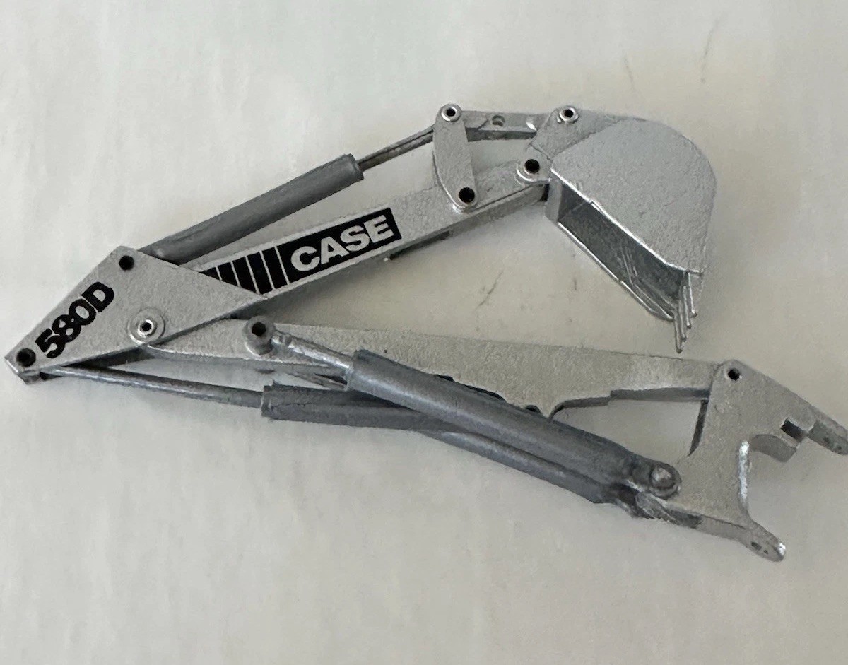 Case 580D Construction King 1:35 Silver Anniversary Diecast Backhoe Loader