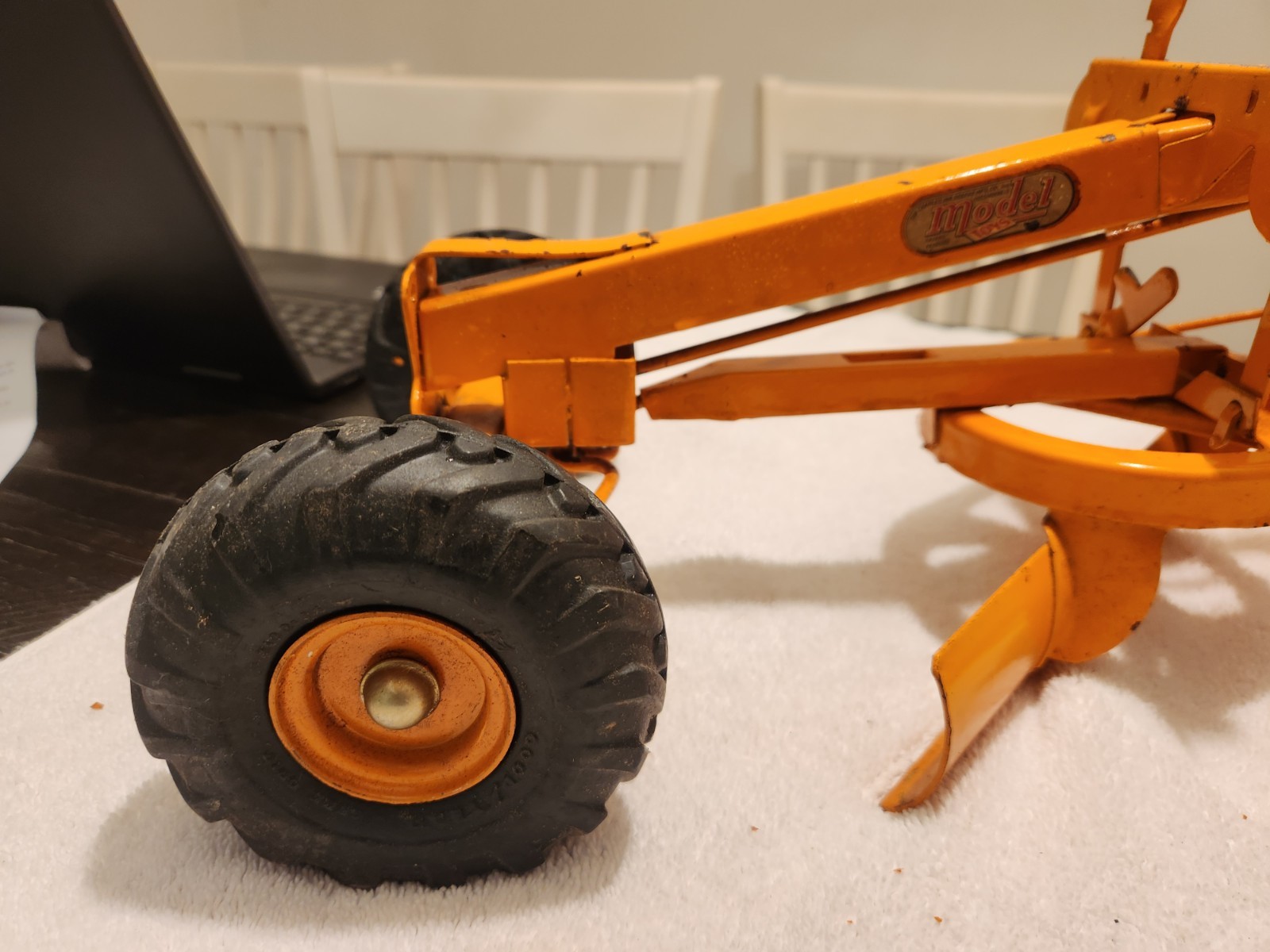 Vintage Adams Motor Grader 1950&rsquo;s Doepke Model Toy USA