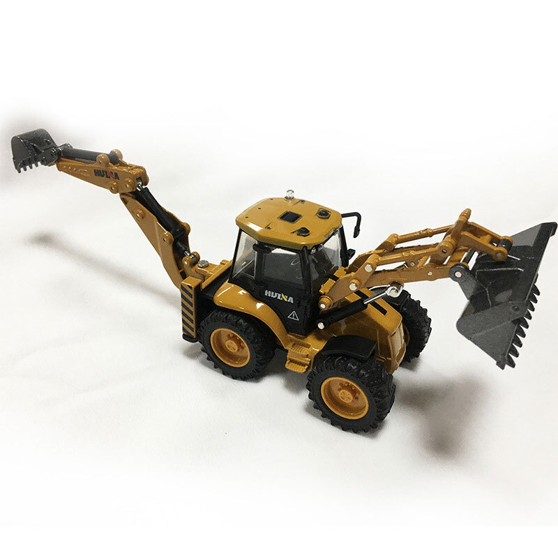 7.8&Prime; Excavator Front Loader Toy Construction Equipment Diecast Toys for Kids