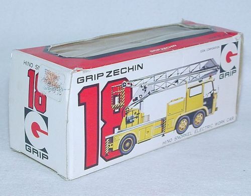 Grip Zechin 1:100 HINO SNORKEL AERIAL WORKER ELECTRIC WORK TRUCK #18 MIB`78 RARE