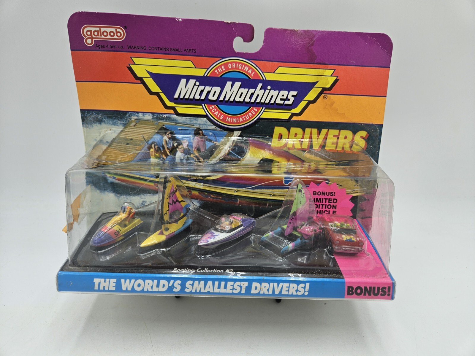 New Vintage Micro Machines Set DRIVERS: Boating Collection #2