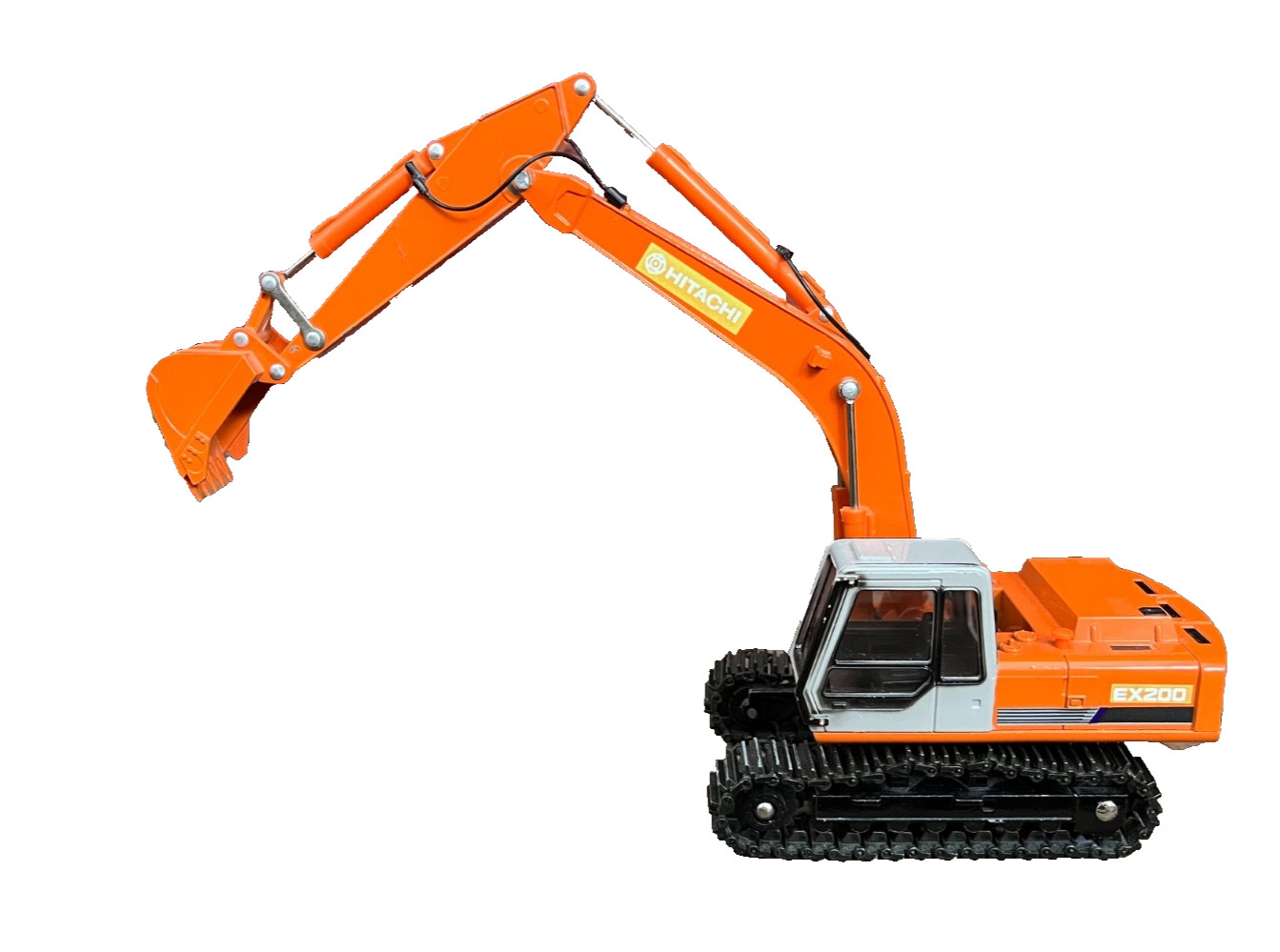 HITACHI die-cast model Excavator EX200, scale 1:40. In EUC. No box.