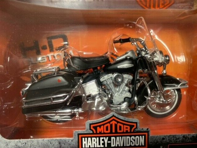 Maisto 1/18 HARLEY-DAVIDSON Motorcycles 1966 FLH ELECTRA GLIDE #3136041📌USA📌
