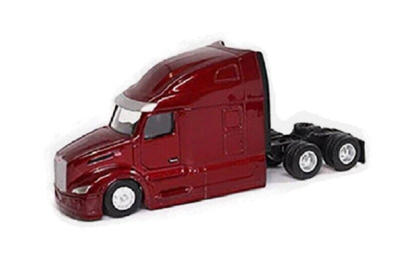 Diecast Masters 84419 Peterbilt 579 w/Sleeper Maroon & Trailer 1/87 HO Scale NEW