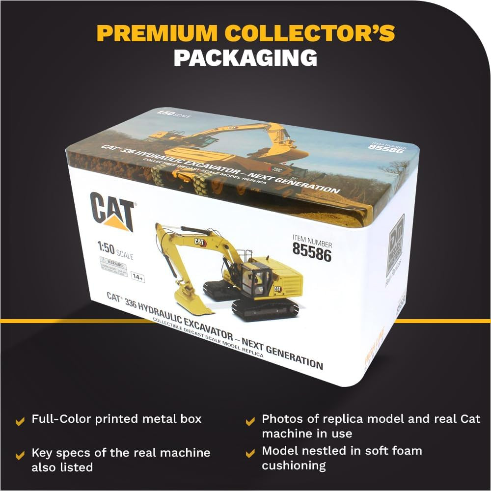 1:50 Caterpillar 336 Next Generation Hydraulic Excavator | High Line Series Cat