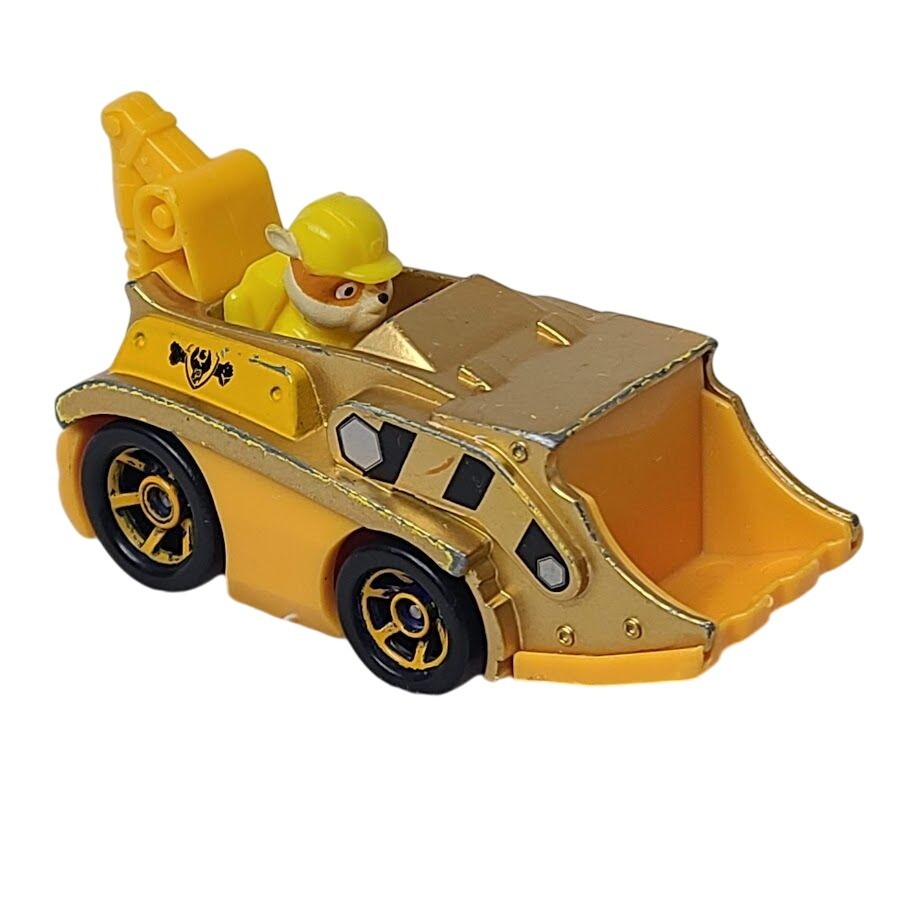 Paw Patrol True Metal Rubble Die Cast Construction Vehicle Bull Dozer SpinMaster