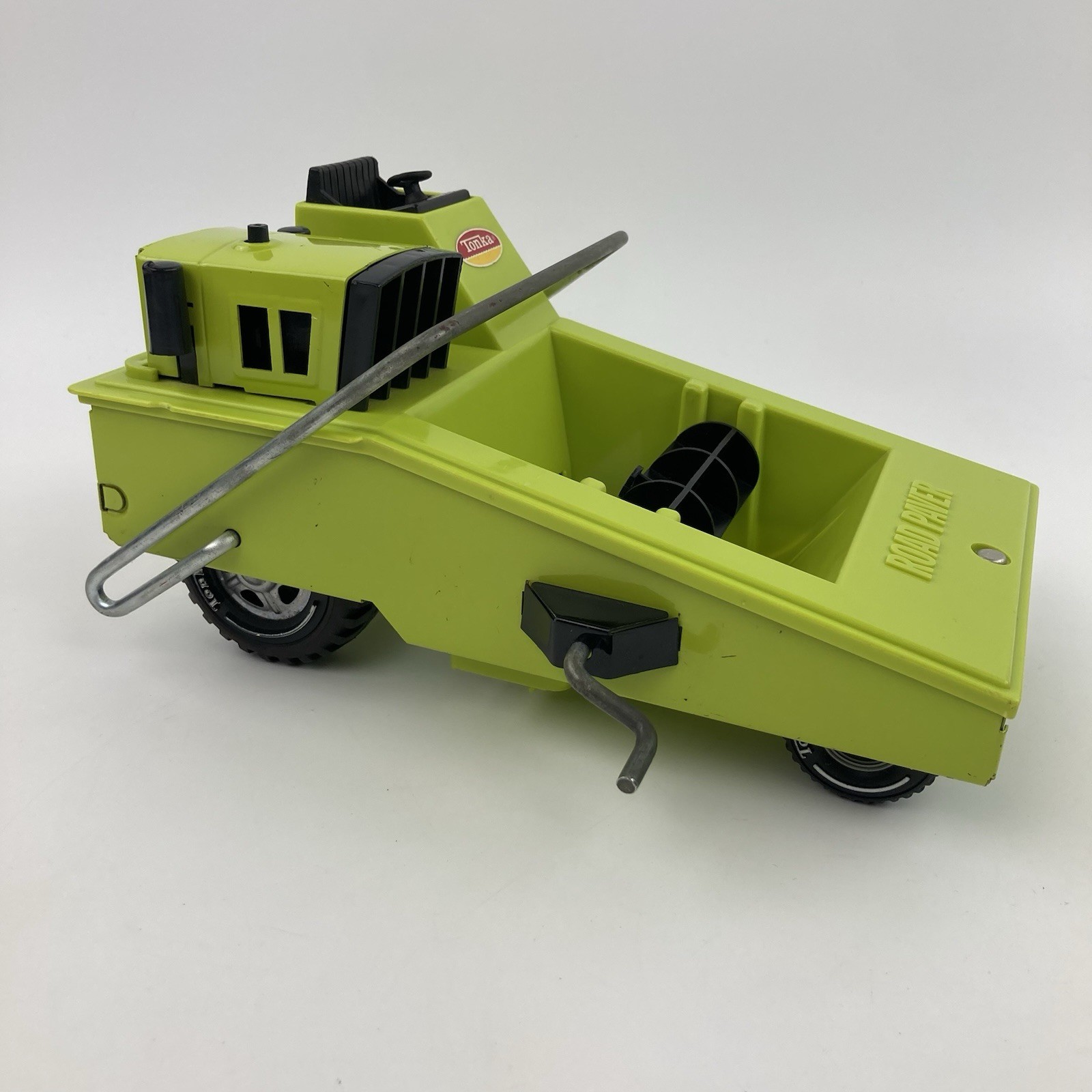 Mini Tonka 1095 Pressed Steel Road Paver 1973 Green Preowned