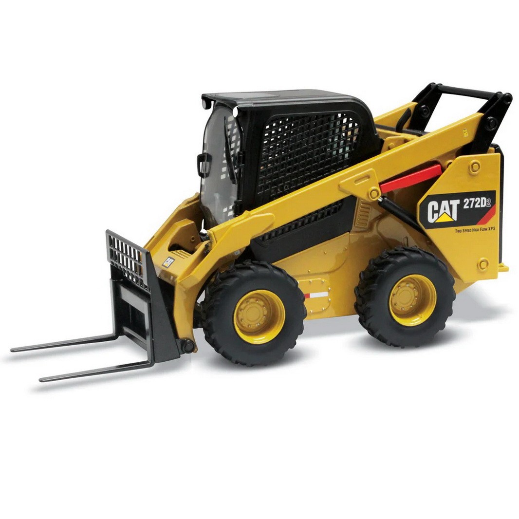 DM 1/16 Scale CAT 272D2 SKID STEER LOADER Diecast Model Toy Gift 85602