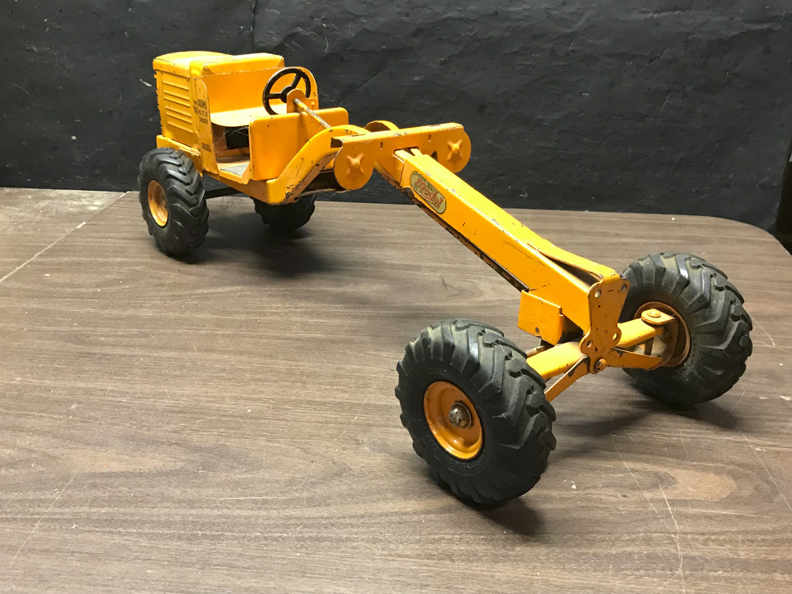 Pressed Steel Doepke Model Toys Adams Diesel Motor Road Grader
