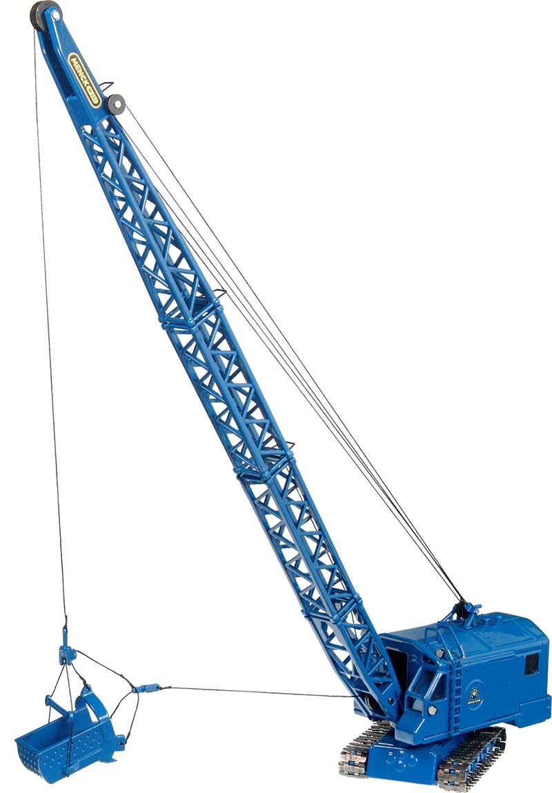 NZG 556 Menck M251 Dragline Excavator – Blue 1/87 HO Scale Die-cast MIB