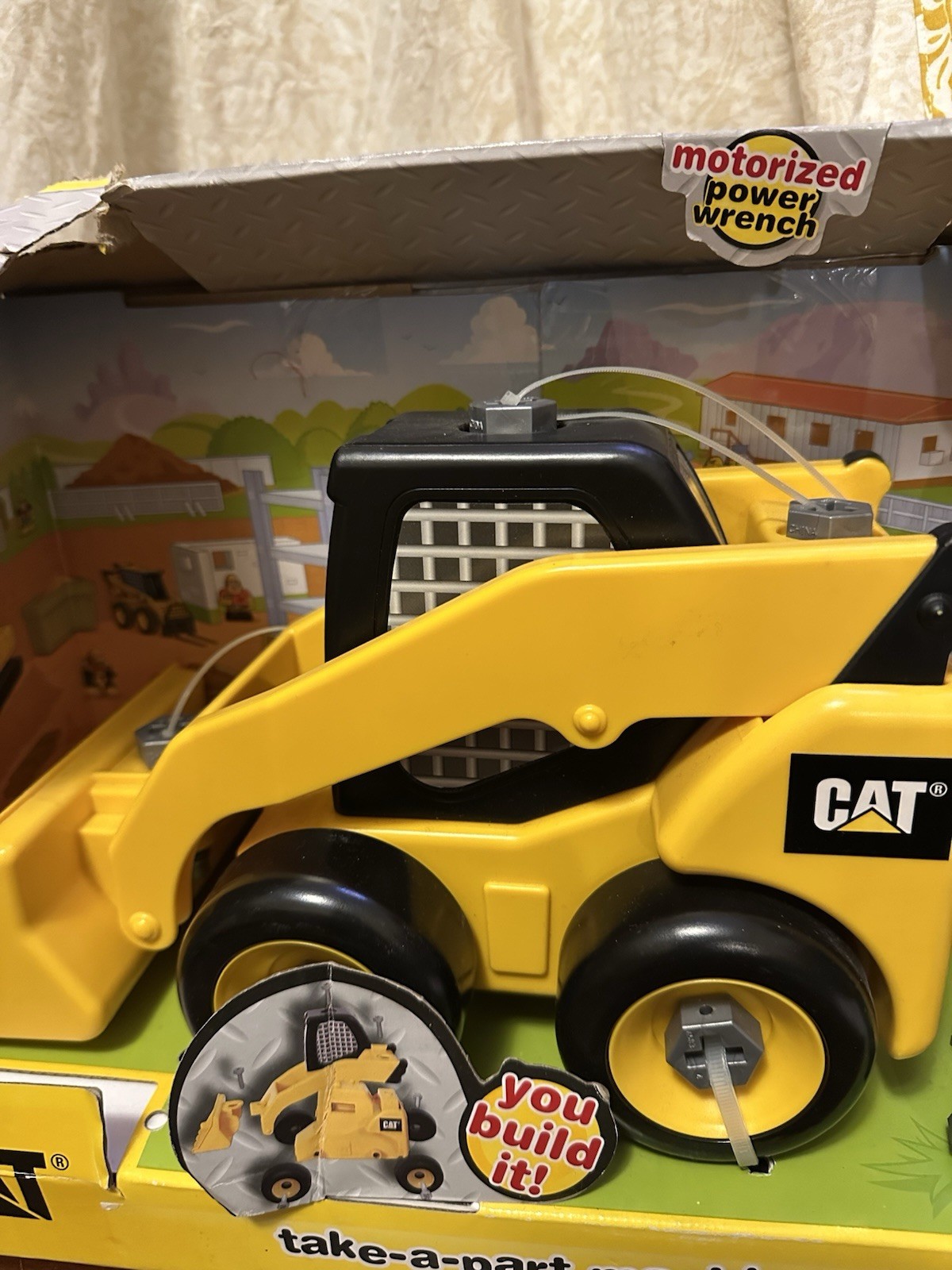 CAT Take-A-Part Machines – Wheel Loader Kids Toys Vintage 16 Pieces New 🆕