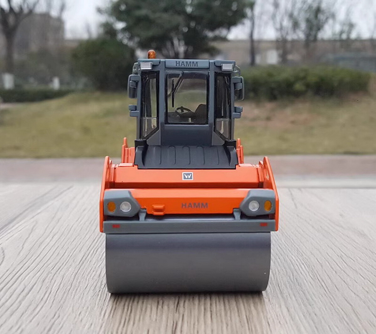 1/35 Scale Hamm Wirtgen HD138 Tandem Vibratory Roller DieCast Model Toy Gift