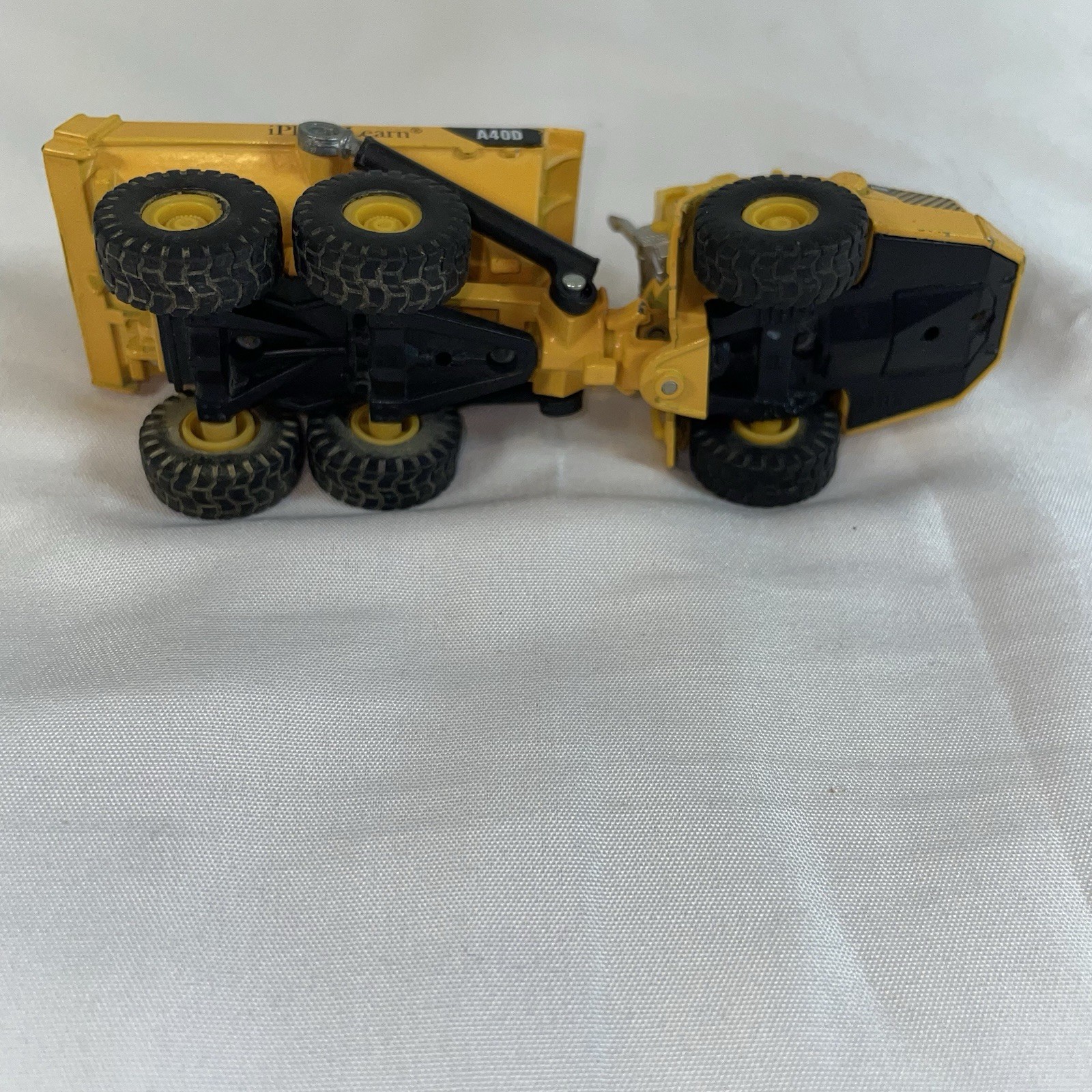 iPlay iLearn A40D Articulated Dump Truck Yellow Construction Toy Vehicle 5 Inch