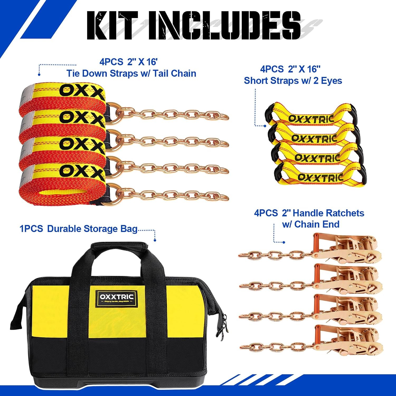 8 Point Vehicle Tie Down Kit Tow Truck