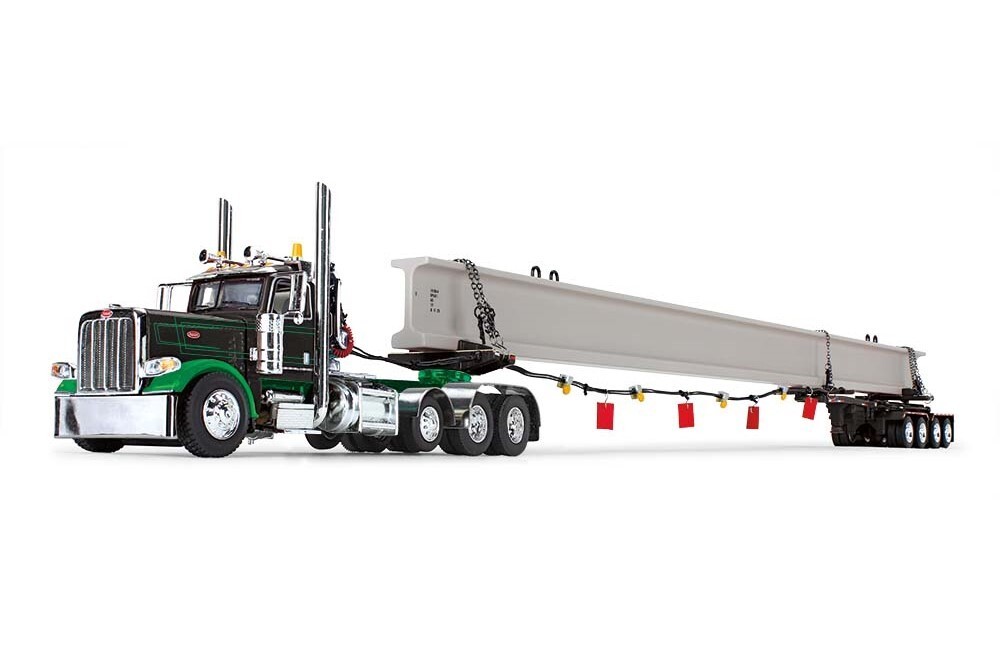 First Gear 60-1673 Peterbilt 389 w/Day Cab & ERMC 4-Axle w/Bridge Beam 1/64 MIB