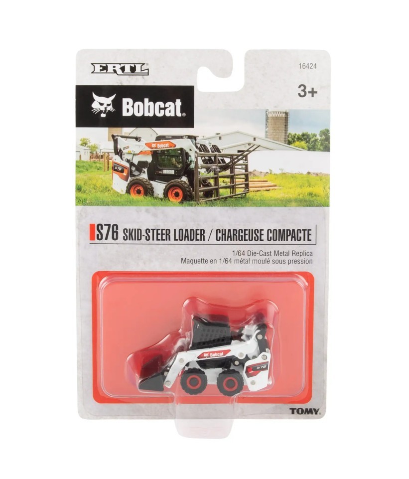 Bobcat S76 Skid-Steer Loader – ERTL 1:64 Scale Diecast Model #7504575 New