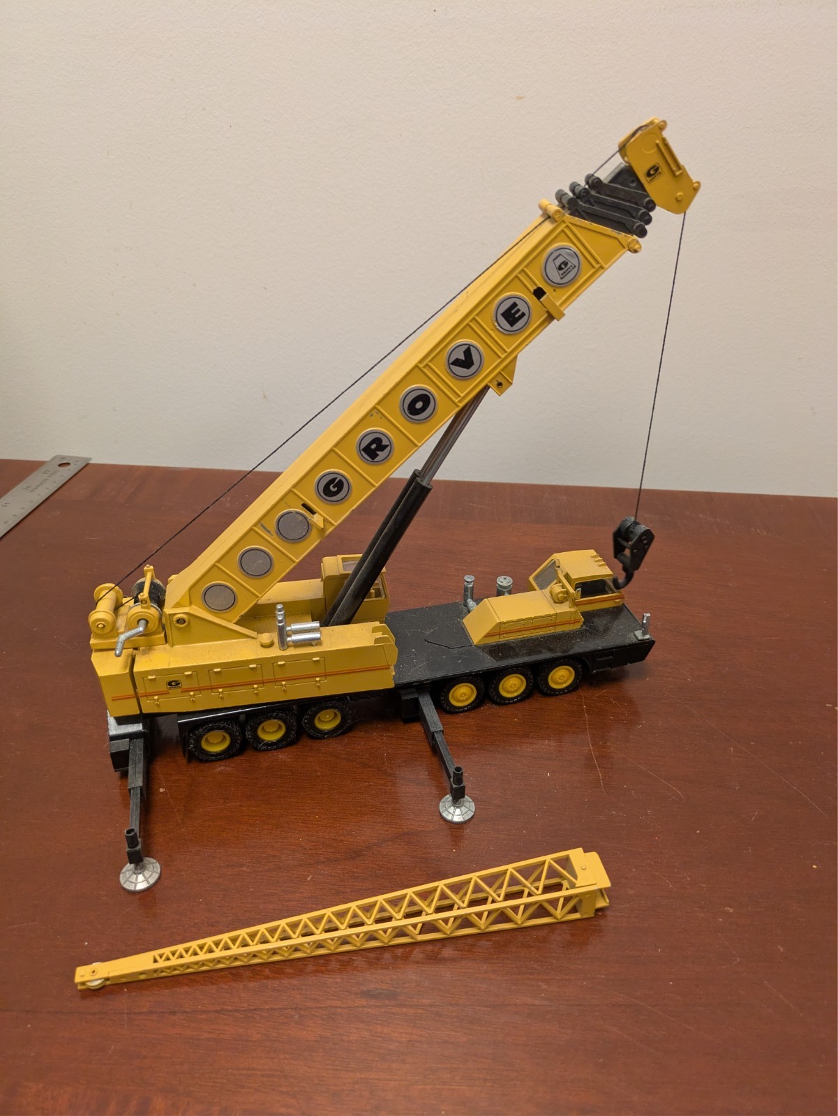 NZG Grove Crane No. 152 Diecast Model 1:55 Scale Mobile Hydraulic Crane W. Germa