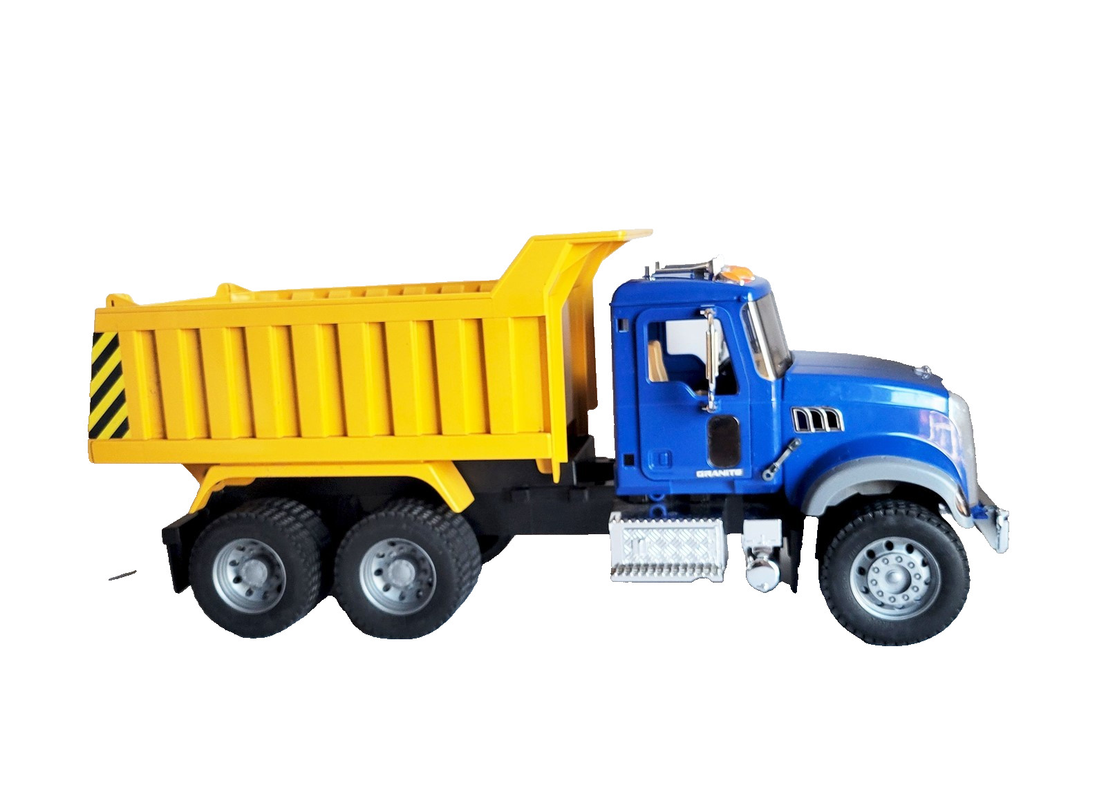 Bruder Mack Granite Blue Yellow Dump Truck 02816 Construction Toy 2007