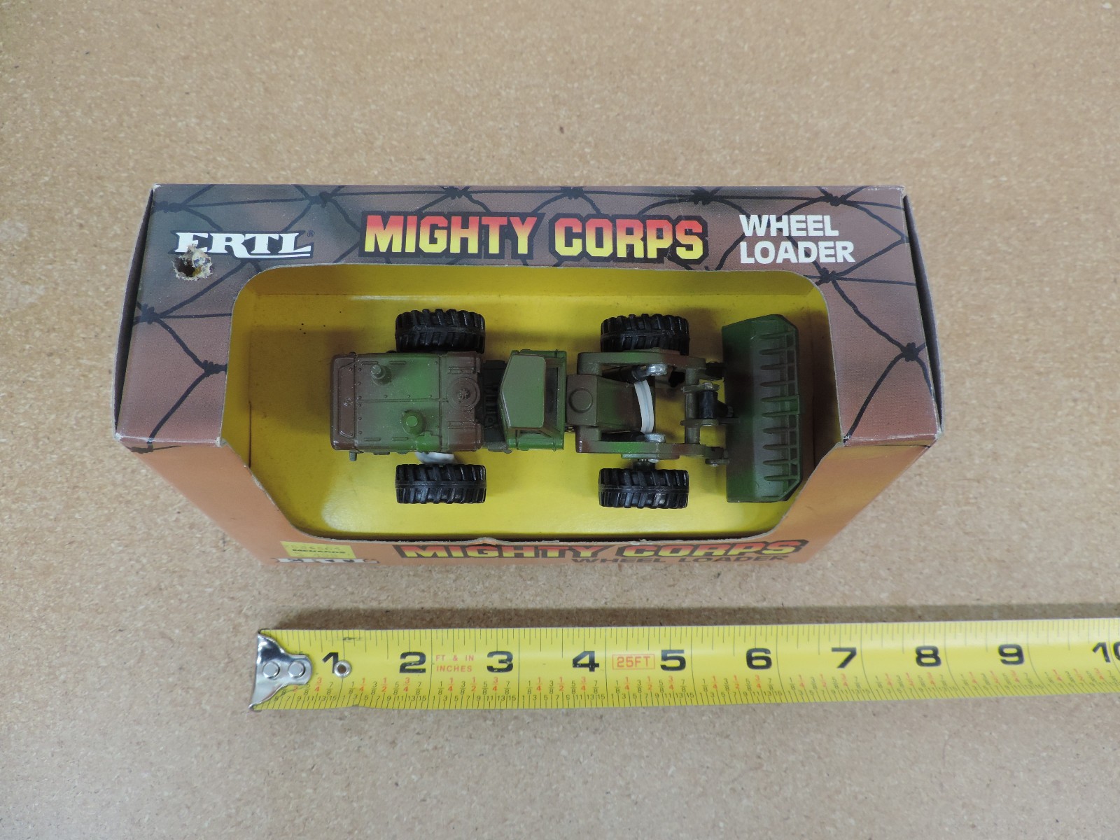 ERTL Mighty Corps Wheel Loader 1/64 toy construction cat diecast B17Z