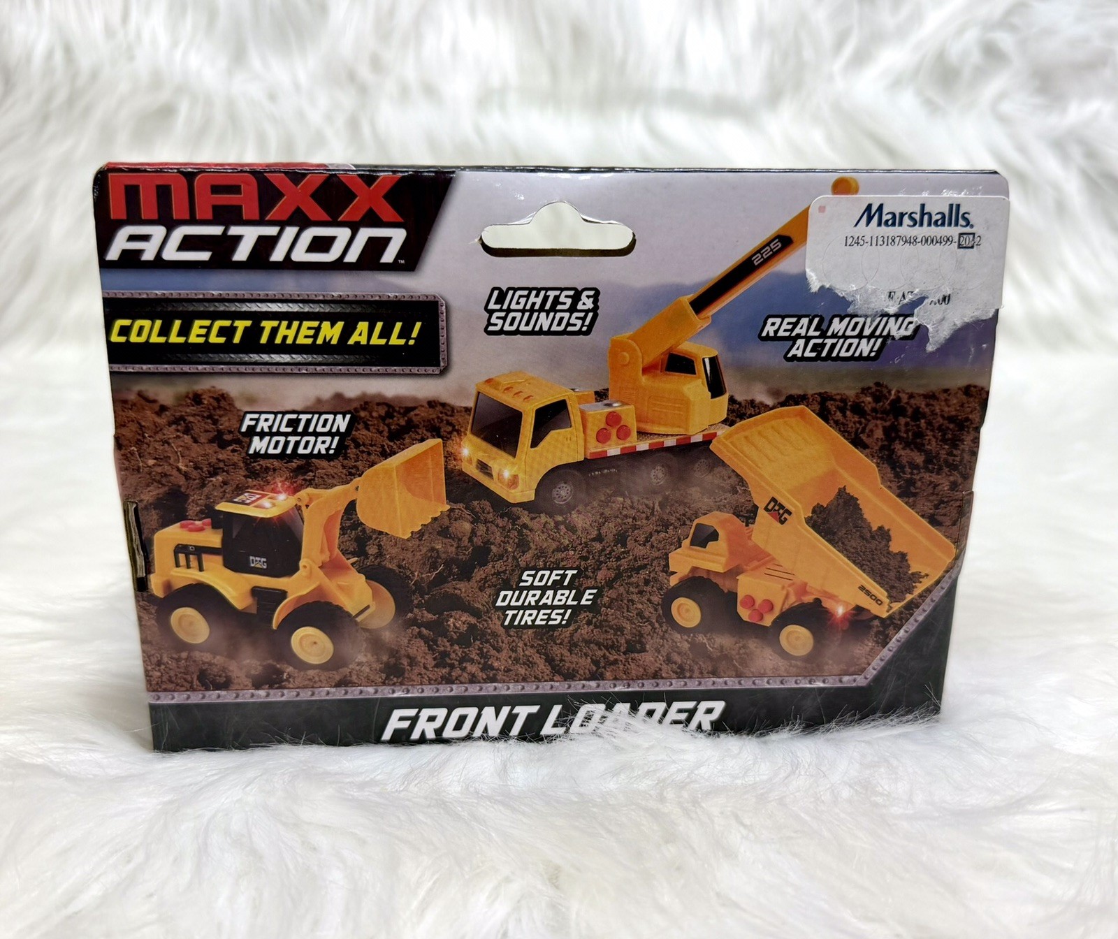 NIB Maxx Action Front Loader Construction Series Truck Lights & Sound