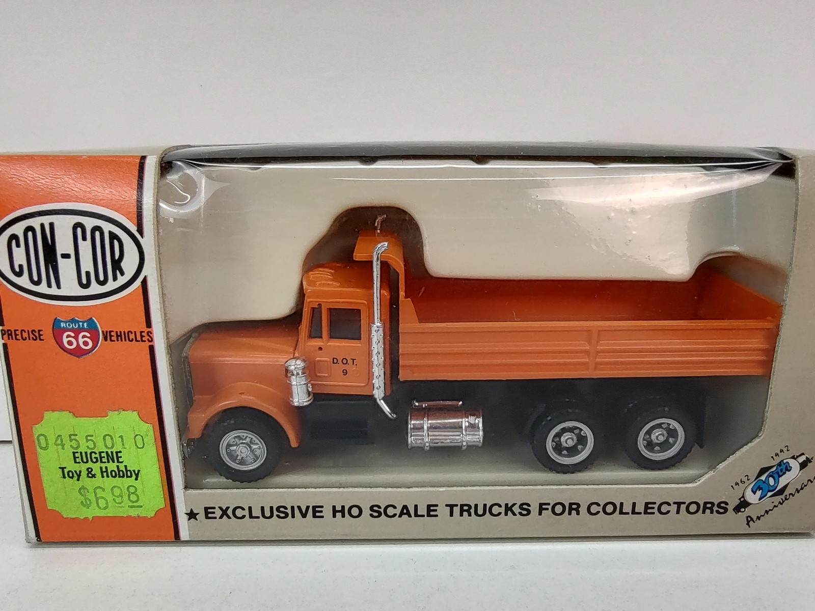 Vintage Con-Cor State Highway Dump Truck HO Scale Route 66 DOT #9 NIB 30th Anniv