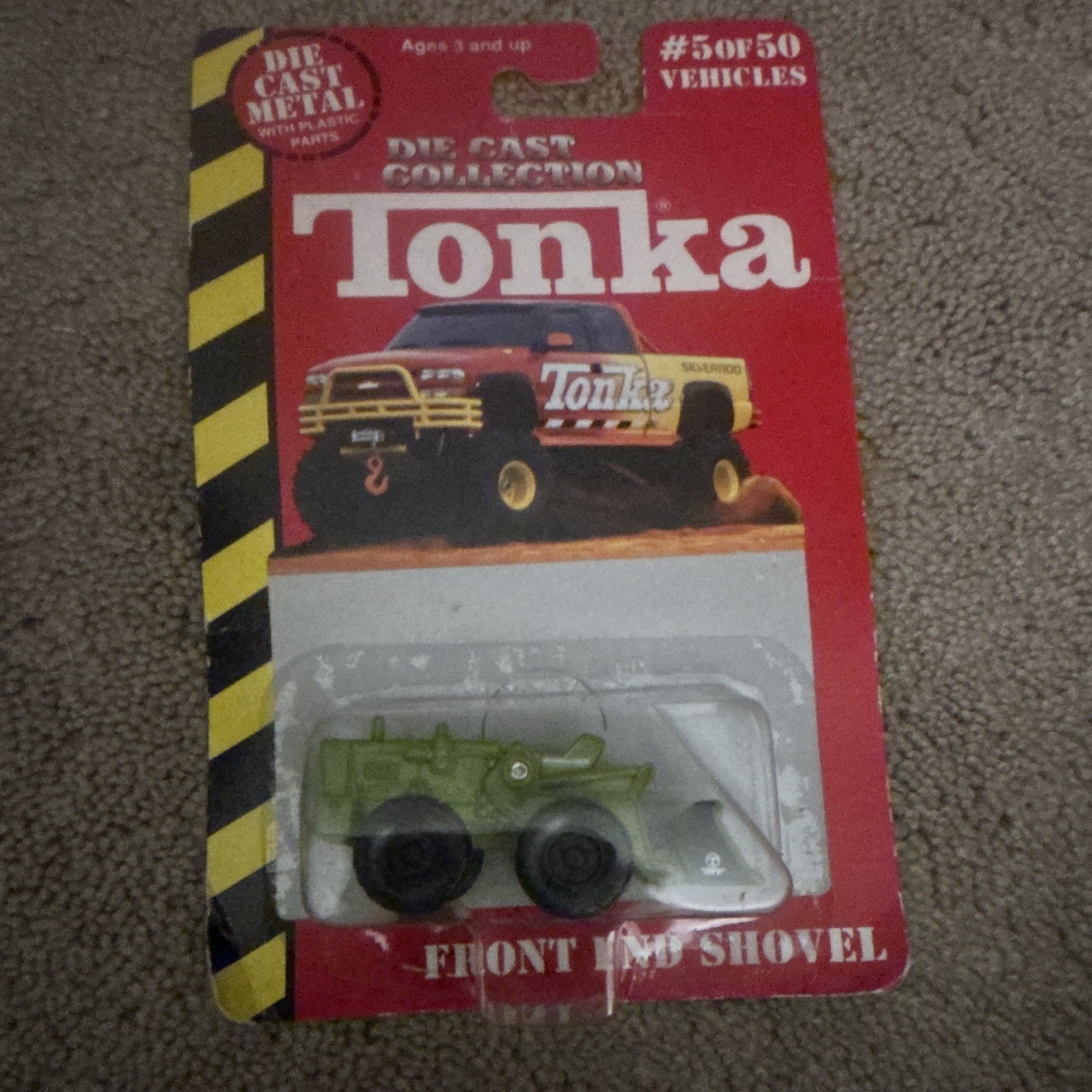 Tonka Die-Cast Collection Front End Shovel 1:64 Green #50/50 1999 MPN 15130