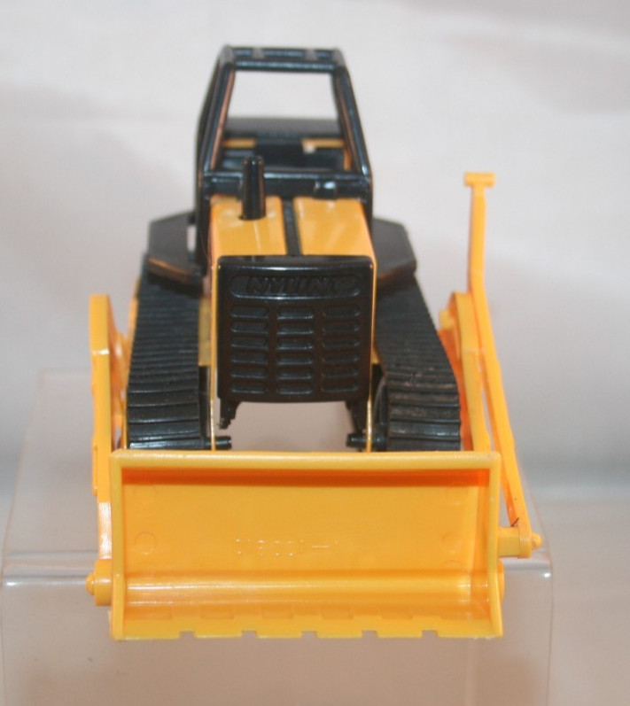 Vintage Nylint 4.5&Prime; Yellow & Black Dozer Metal Plastic 70’s 80’s Toy