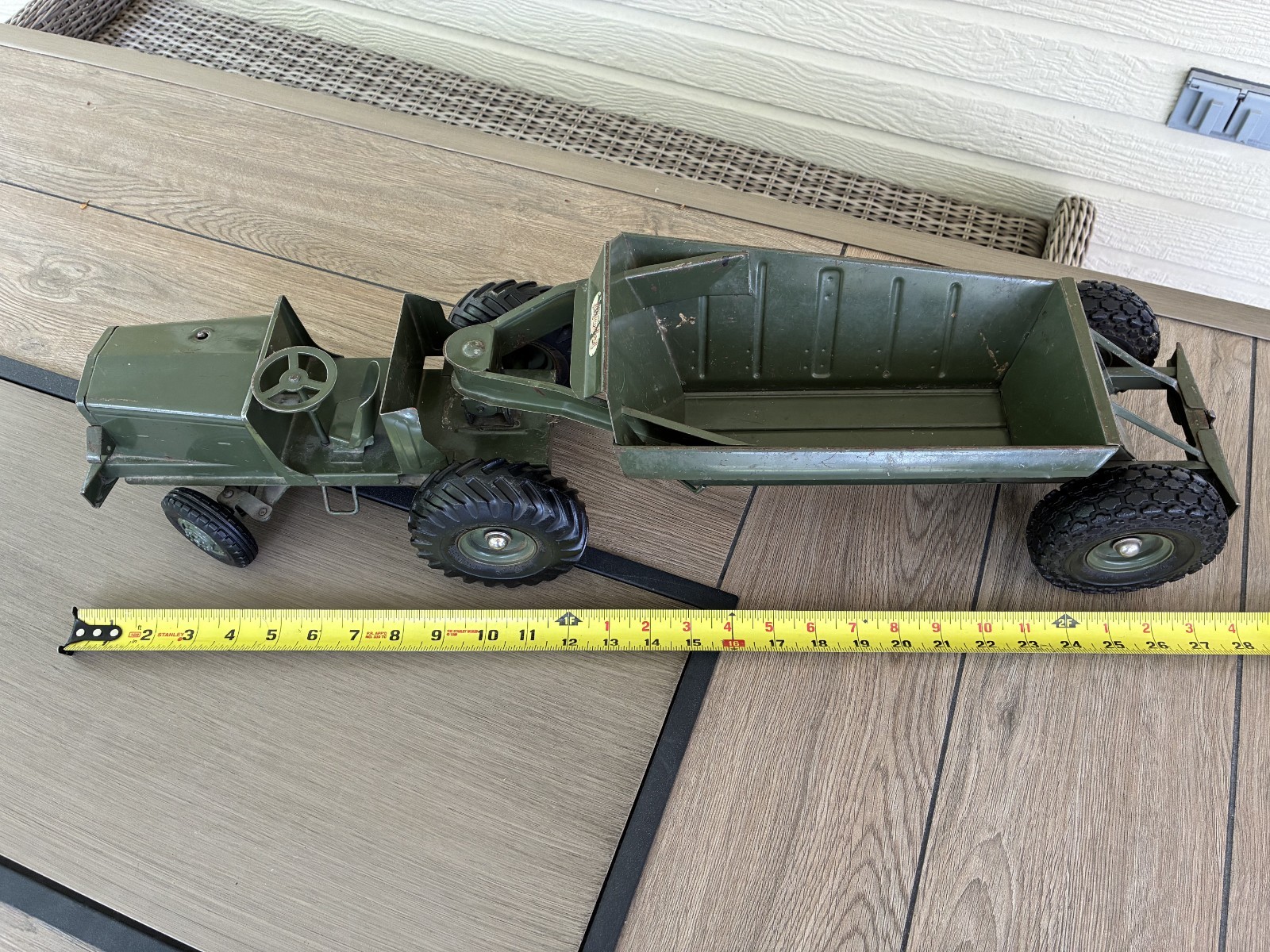 Vintage 1950s Doepke The Pioneer Live Bottom Earth Mover FAST SHIP From Colorado
