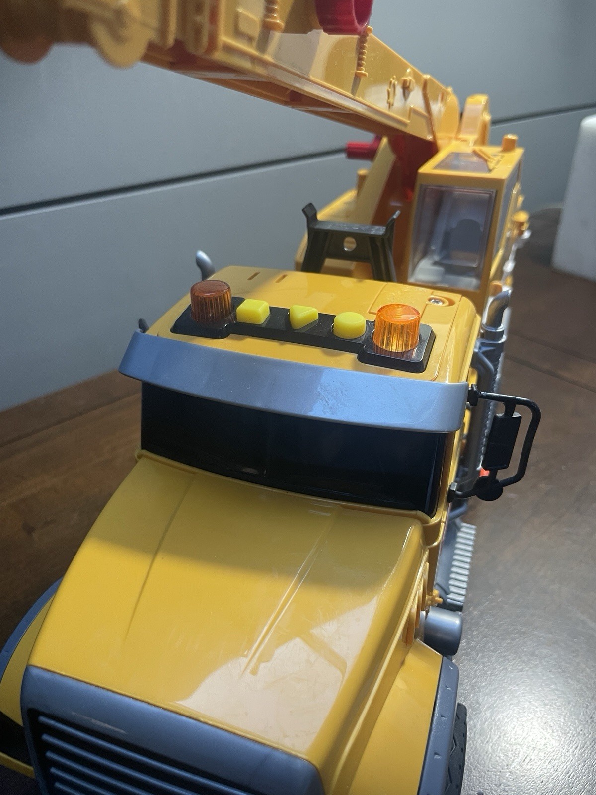 Crane Truck Toy Construction for Kids – Extendable Arm, Sounds, Lights!! FUN!