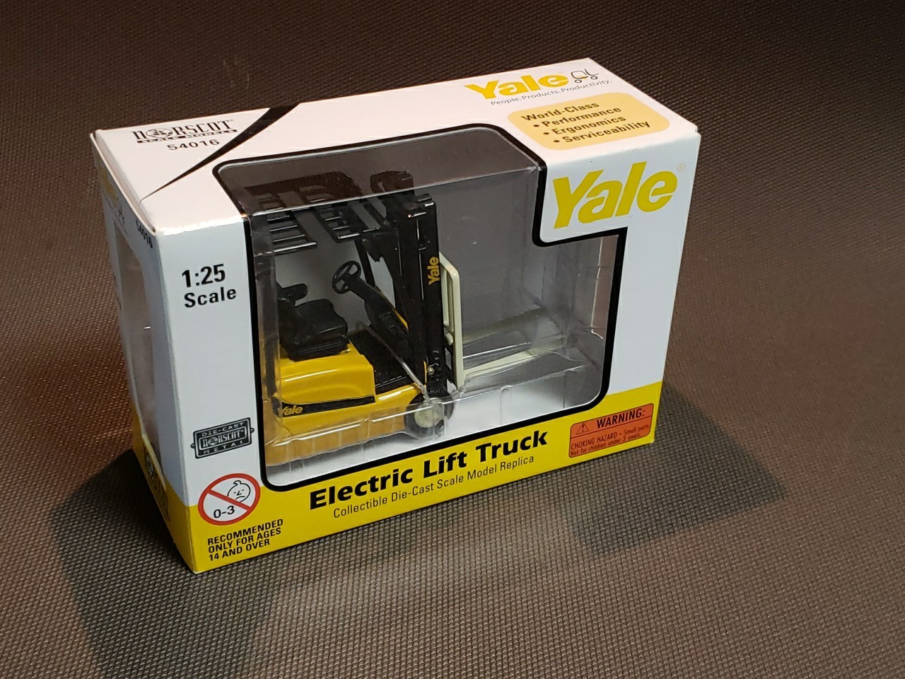 NORSCOT Die-cast YALE Electric Lift Truck Forklift 1:25 circa 2008