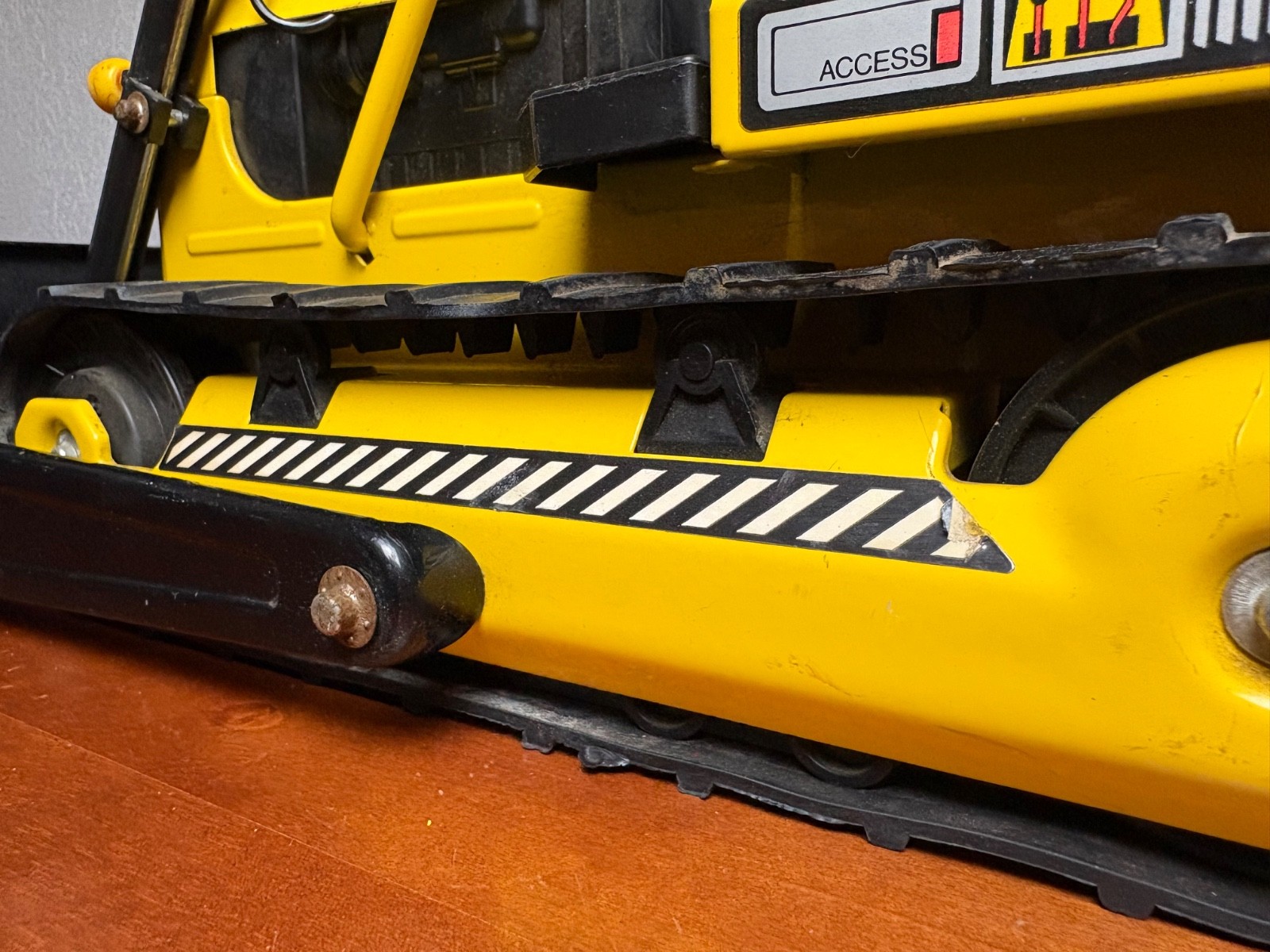 Vintage 80’s turbo diesel Bulldozer Pressed Steel Approx 17 inches Long