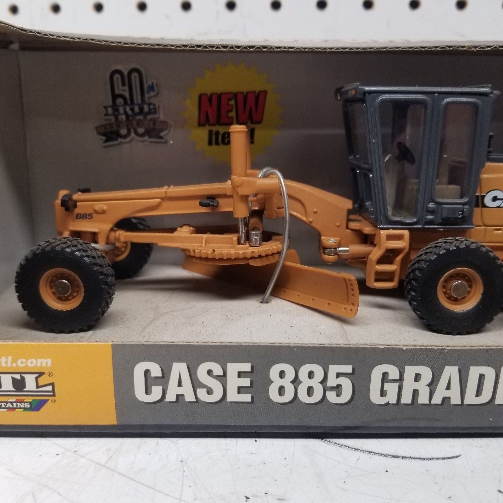 ERTL 1/50 CASE 885 GRADER Die-Cast Metal NIB