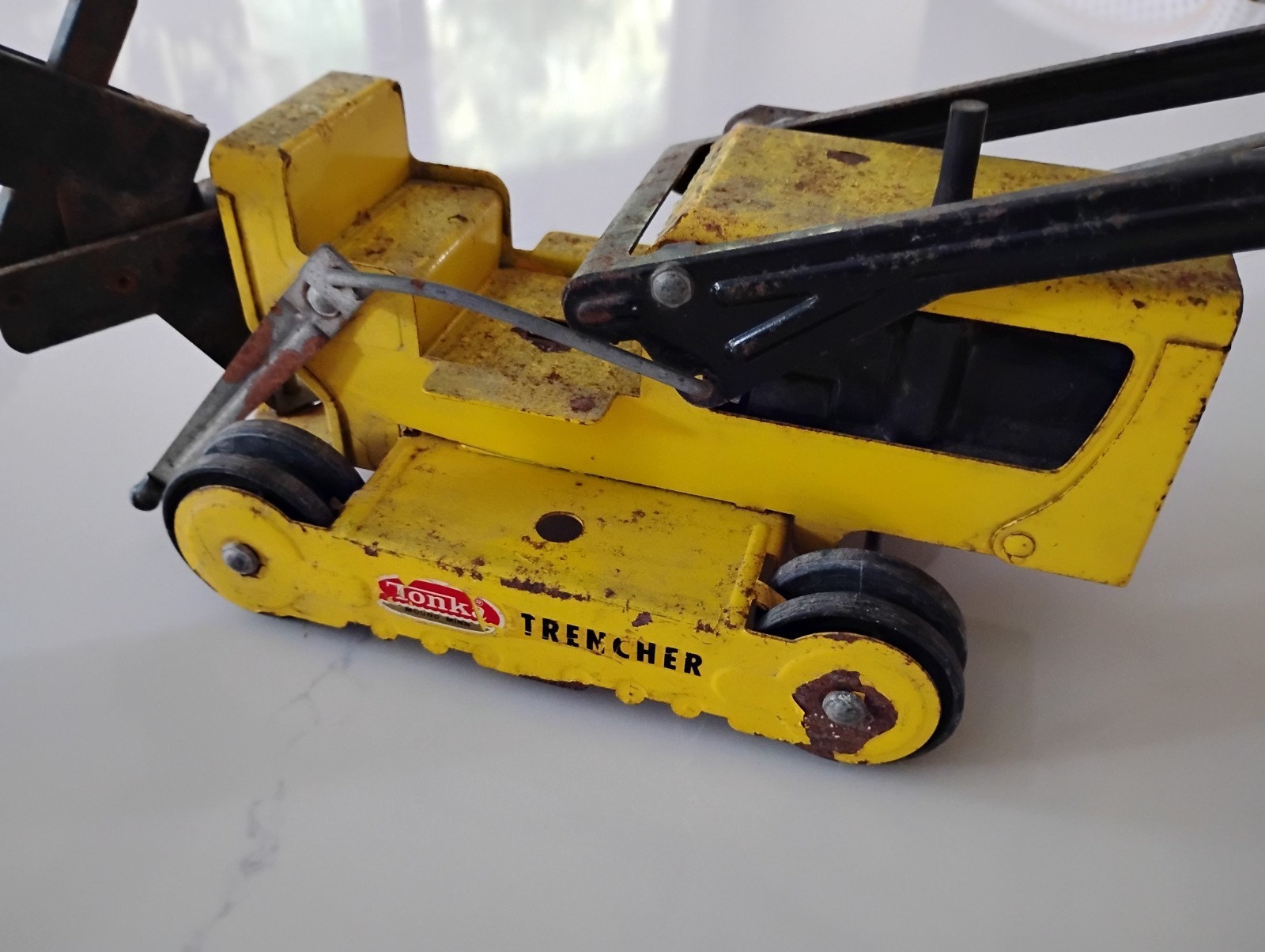 Vintage Tonka Trencher Excavator Pressed Steel Toy Truck Mound Minn Parts Repair