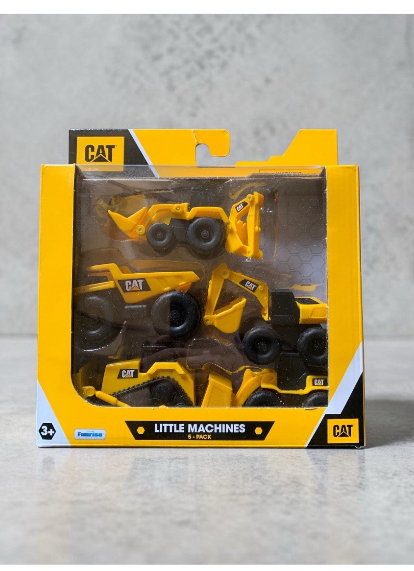 CAT Little Machines 5-Pack Diecast Construction Vehicles Model 82150